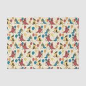 ハッピーバードデイカートゥーンバードをテーマにした誕生日 薄葉紙 (正面)