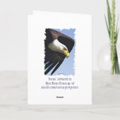 ハッピーバードデーおもしろいハゲ誕生日カード カード (裏面)