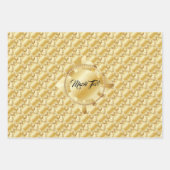 ハッピーバー(ユダヤ教の)バル・ミツバー20XXテフィリンパーソナライモダンズ ラッピングペーパーシート (正面3)