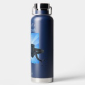 ハッピーバー(ユダヤ教の)バル・ミツバー20XXテフィリンマゼルトフ! ウォーターボトル (背面)