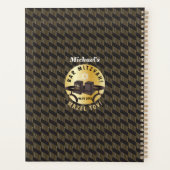 ハッピーバー（ユダヤ教の）バル・ミツバー20XXテフィリン金ゴールド装飾品 プランナー手帳 (裏面)