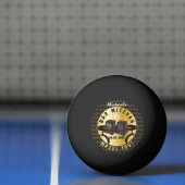 ハッピーバー（ユダヤ教の）バル・ミツバー20XX金ゴールド装飾品 卓球ボール (ネット)