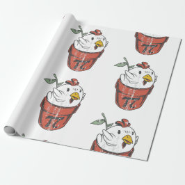 ハッピーパイ日チキンパイポットプリン ラッピングペーパー