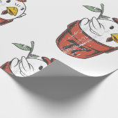 ハッピーパイ日チキンパイポットプリン ラッピングペーパー (角)