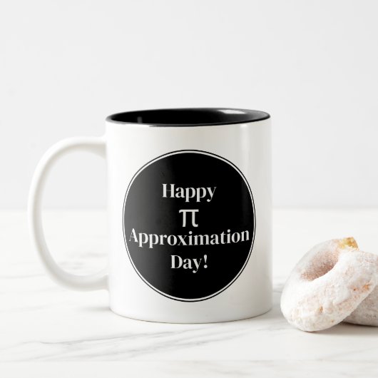 ハッピーパイ近似デー7月22日マスおたく ツートーンマグカップ (ドーナツ)