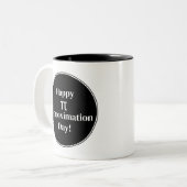 ハッピーパイ近似デー7月22日マスおたく ツートーンマグカップ (正面左)