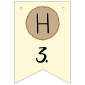 ハッピーパイ!ハッピー・パイ・デイ算数バナー バンティングフラッグ (第2の旗)