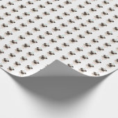 ハッピーパウィデイズバウムプグ ラッピングペーパー (角)