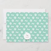 ハッピーパウィリデイズブラシスクリプトドッグラバーフォトペット シーズンカード (裏面)