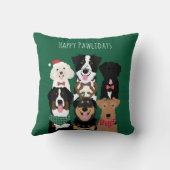 ハッピーパウィーデイズキュートクリスマス クッション (裏面)