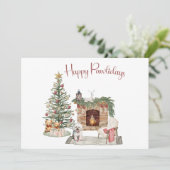 ハッピーパウィーデイズドッグデザイン – Bichon Frise シーズンカード (スタンド正面)