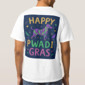 ハッピーパウディ・マルディグラ Tシャツ (裏面)