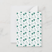 ハッピーパウモダンリカスタムデイのペットドッグフォト ノートカード (裏面)