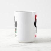 ハッピーパウリデイズおもしろいサンタポープリントクリスマスマグ コーヒーマグカップ (中央)