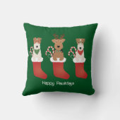 ハッピーパウリデイズウェルシュワイヤキツネテリアドッグス クッション (裏面)