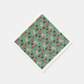 ハッピーパウリデイズラブラドールレトリエバードッグ スタンダードカクテルナプキン (角)