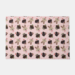 ハッピーパウリデイズラブラドールレトリエバードッグ ドアマット