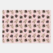 ハッピーパウリデイズラブラドールレトリエバードッグ ラッピングペーパーシート (正面3)