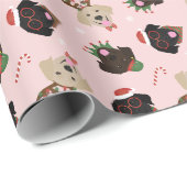 ハッピーパウリデイズラブラドールレトリエバードッグ ラッピングペーパー (ロールコーナー)