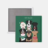 ハッピーパウリデイズ かわいいクリスマス マグネット (正面/裏面)