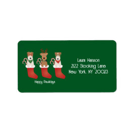 ハッピーパウリデイズ ウェルシュワイヤーフォックステリア 犬 ラベル