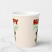 ハッピーパウリデイズ |犬好きのクリスマスプレゼント 紙コップ (左)