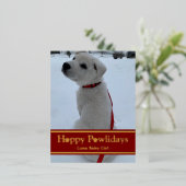 ハッピーパウリデイズ 箔シーズンポストカード (立ち正面)