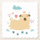 ハッピーパギーのコースター ペーパーコースター (正面)