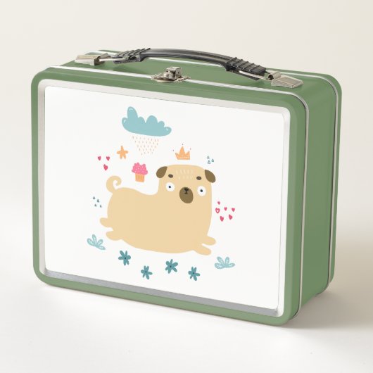 ハッピーパギーの弁当箱 メタルランチボックス (正面)