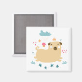 ハッピーパギーの磁石 マグネット (正面/裏面)