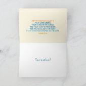 ハッピーパスソーバーホリデーカード シーズンカード (内部)