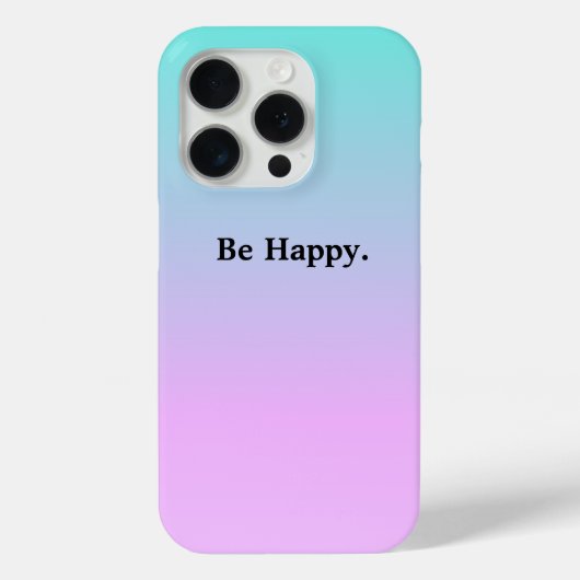 ハッピーパステルグラデーションiPhoneケース Case-Mate iPhoneケース (裏面)
