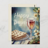 ハッピーパスーバーペサック |ユダヤ教の祝日はがき ポストカード (正面/裏面)