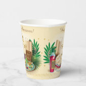 ハッピーパスーバー春ペサックシーダーヴィンテージデコール 紙コップ (右)