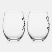 ハッピーパスーバー ステムなしワイングラス (右)