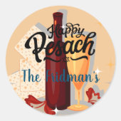 ハッピーパスーバー |美しく印象的 ラウンドシール (正面)