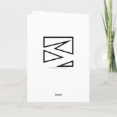 ハッピーパスーバーExodus漫画グリーティング カード (裏面)