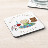 ハッピーパソバーセダープレートコシェペサック コースター (左側)