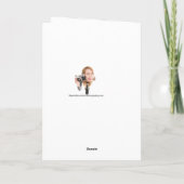 ハッピーパトリックデーお孫さん猫ユーモア カード (裏面)