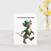 ハッピーパドディの祝日 カード (黄色い花)