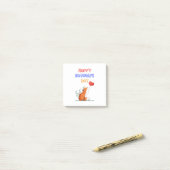 ハッピーパパの日キツネパパダディーギフトキツネ父 ポストイット (デスク上)