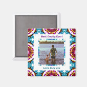 ハッピーパパの日ダディ最高のーパパパパEver Photo マグネット (正面/裏面)