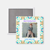 ハッピーパパの日ダディ最高のーパパパパEver Photo マグネット (正面/裏面)