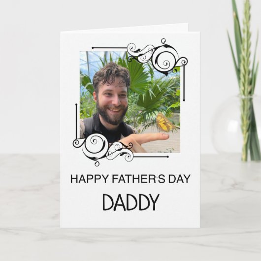 ハッピーパパの日パパカスタムフォトカード カード (正面)