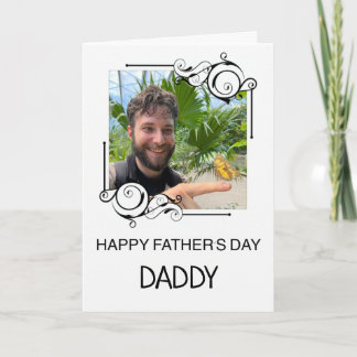 ハッピーパパの日パパカスタムフォトカード カード