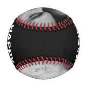 ハッピーパパの日 |父カッコいいの日贈り物 野球ボール (裏面)