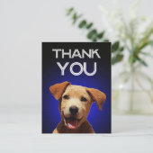 ハッピーパピーありがとうはがき ポストカード (スタンド正面)