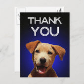 ハッピーパピーありがとうはがき ポストカード (正面/裏面)