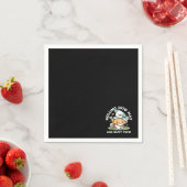 ハッピーパピー転がズ・トゥ・メイ – かわいいドッグアート スタンダードカクテルナプキン (インサイチュ)