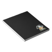 ハッピーパピー転がズ・トゥ・メイ – かわいいドッグアート ノートパッド (アングル)